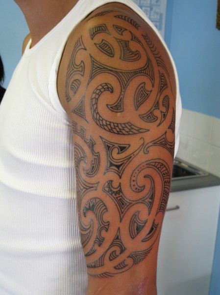 Maori inspired half sleeve