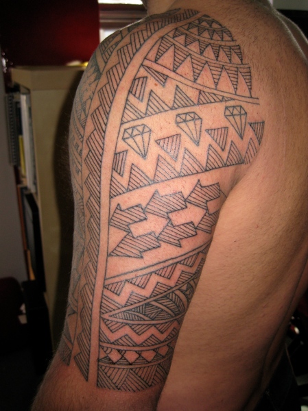 Posted in Tattoos with tags blog design geometric hogarth pattern 