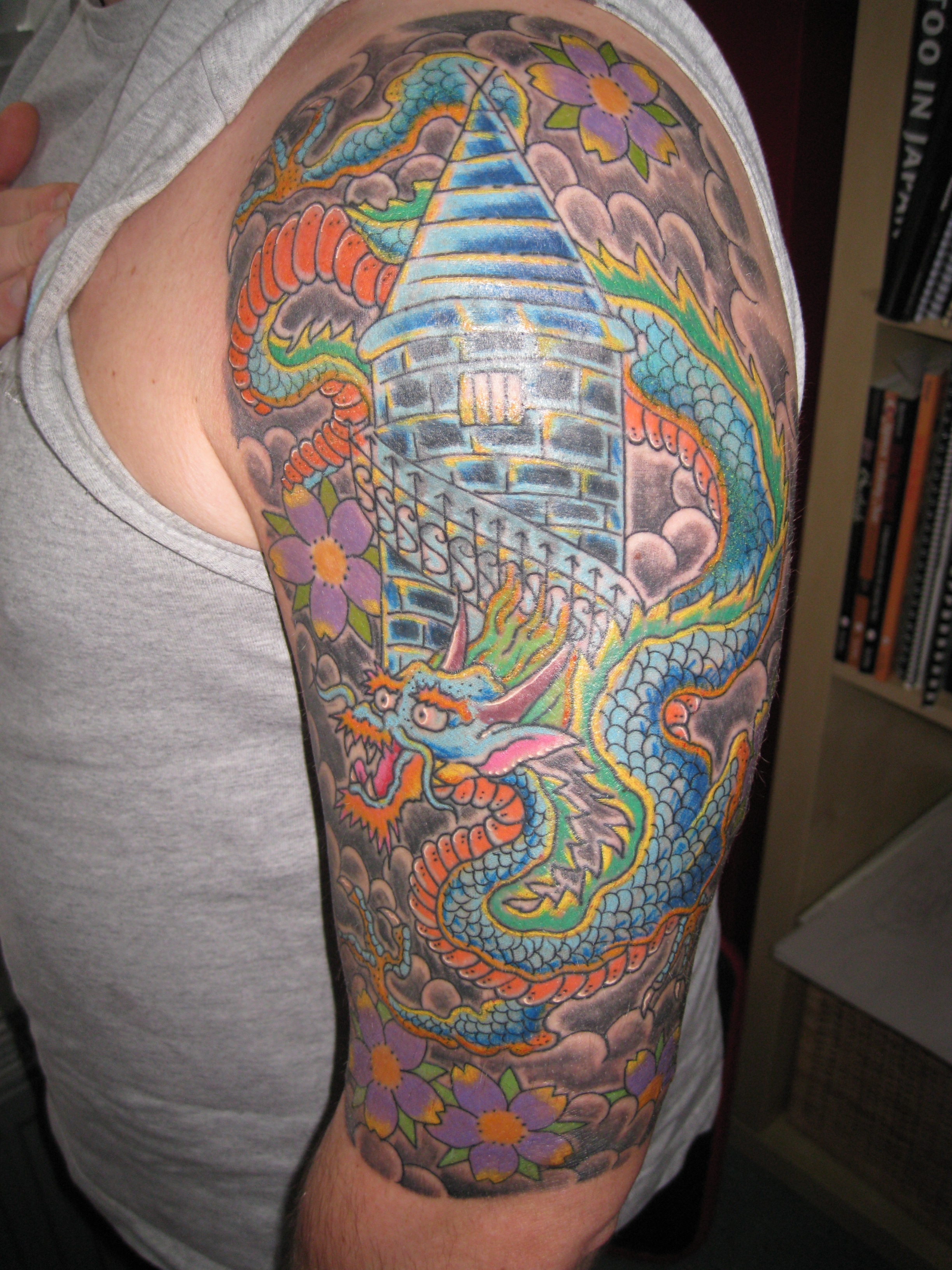 Everton Tower Tattoo