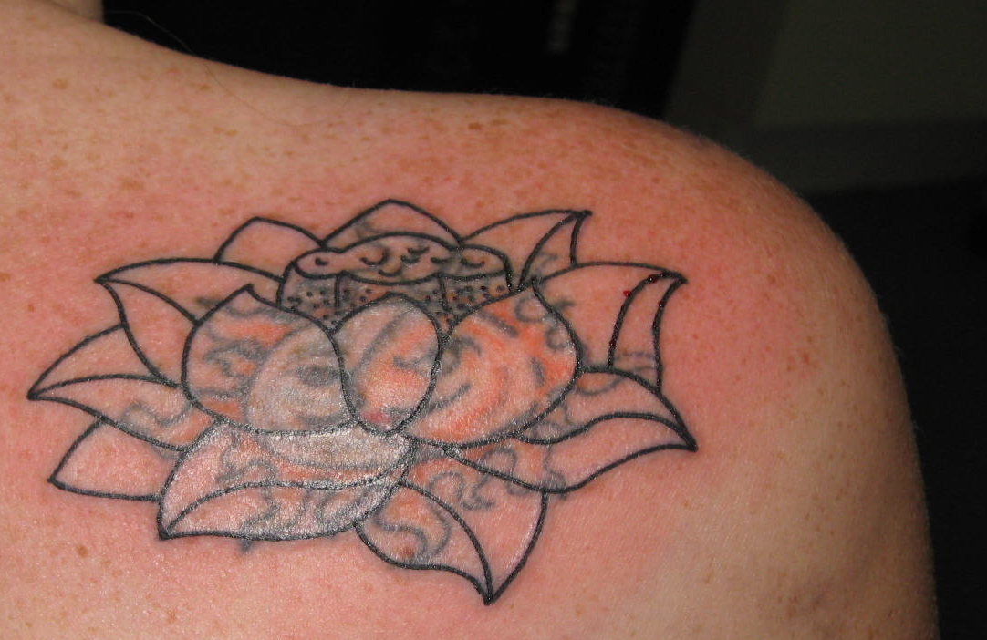 Lotus flower coverup