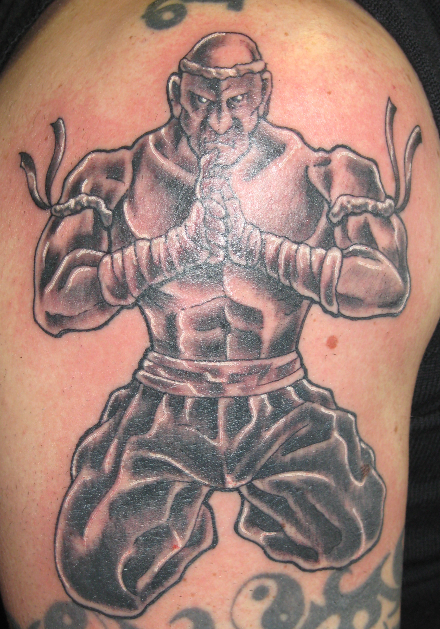Muay thai tattoo